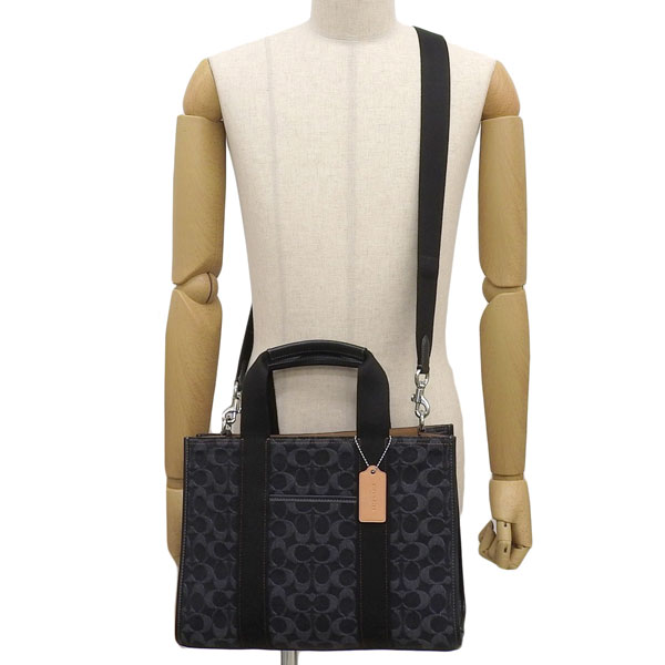 【COACH】コーチ シグネチャー デニム スミス トート バッグ COACH OUTLET｜【公式】スミス トート バッグ・シグネチャー