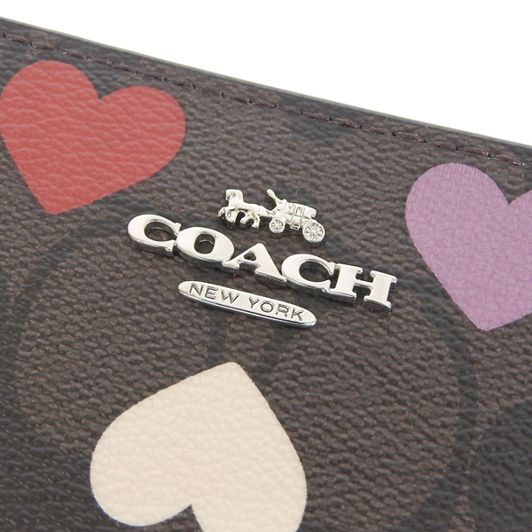 COACH（コーチ） 財布 レディース 二つ折り財布 アウトレット ブラウン