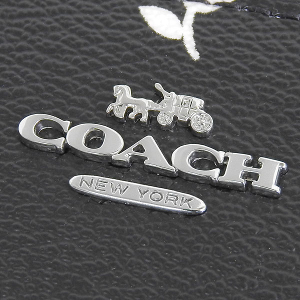 COACH（コーチ） 財布 レディース 二つ折り財布 アウトレット ブラック