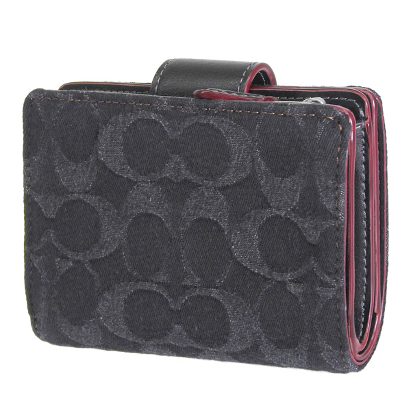 COACH（コーチ） 財布 レディース 二つ折り財布 アウトレット ブラック