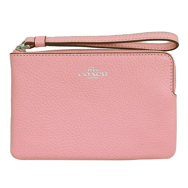 COACH（コーチ） ポーチ レディース アウトレット レザー ピンク