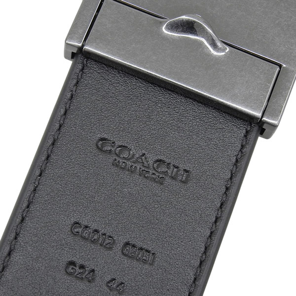 COACH（コーチ） ベルト メンズ アウトレット ブラック プラーク