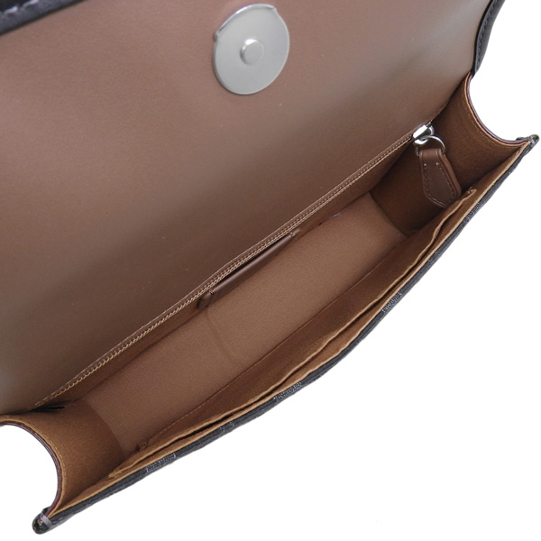 新古未使用展示品 COACH コーチ ショルダーバッグ ターナー フラップ クロスボディ C6585 ブラック PVC レザー レディース ホース アンド キャリッジ 2WAY クラッチバッグ【本物保証】 COACH（コーチ） バッグ メンズ ショルダーバッグ アウトレット