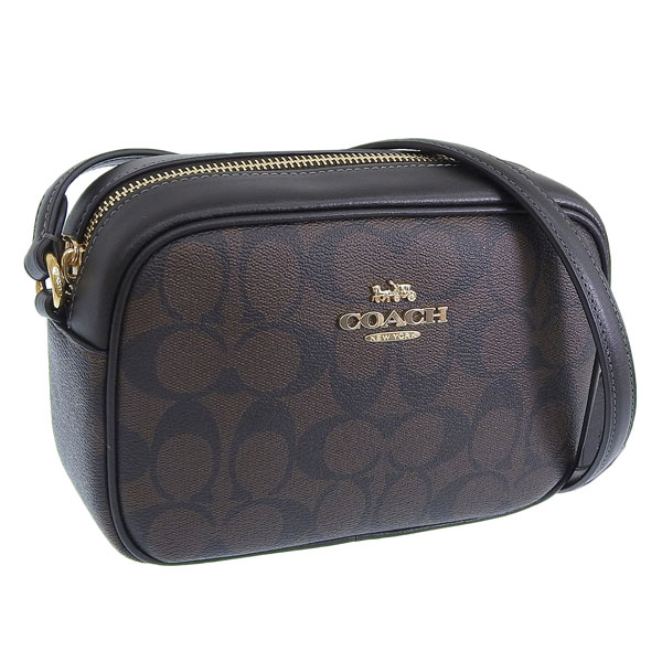 新品 コーチ COACH ショルダーバッグ ミニジェイミー カメラバッグ ブラウン/ブラック COACH（コーチ） バッグ レディース ショルダーバッグ アウトレット