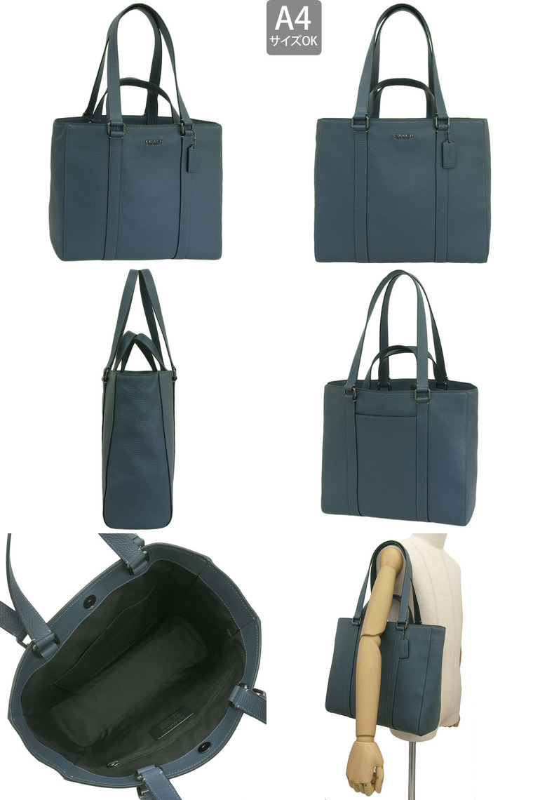 COACH（コーチ） バッグ メンズ トートバッグ アウトレット ブルー