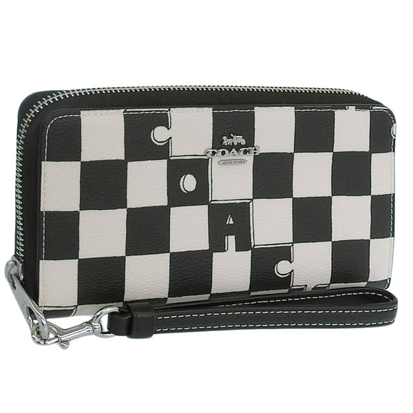 COACH 長財布 アウトレット品 ブラックスモーク×ブラック COACH コーチ 財布 レディース 長財布 アウトレット ブラック