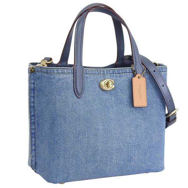 良品 COACH コーチ ショルダー 2way デニム ターンロック ウィロウ Amazon | [コーチ] バッグ レディース ショルダーバッグ 2WAY