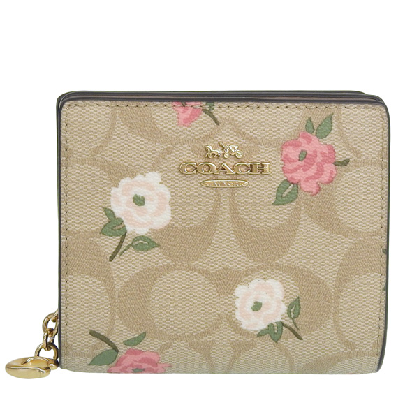 COACH（コーチ） 財布 レディース 2つ折り 折財布 コンパクト