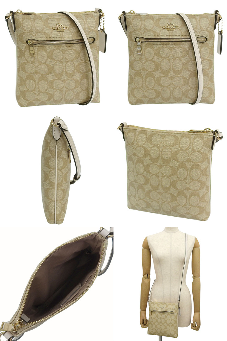 coach ミニバッグ NWT Coach 2853 West Pack Signature Canvas Backpack