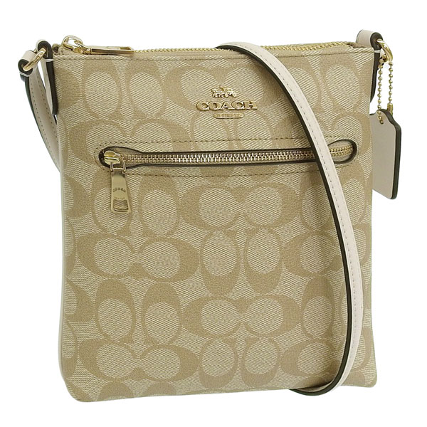 コーチ バッグ レディース ショルダーバッグ アウトレット ライトカーキ シグネチャー ミニローワン ローアン ファイルバッグ SIG MINI RWN FILE CS182IMDQC COACH COACH（コーチ） バッグ レディース ショルダーバッグ アウトレット