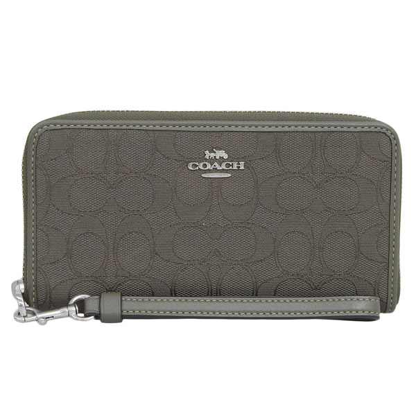 COACH コーチ 財布 レディース 長財布 アウトレット ジャガード