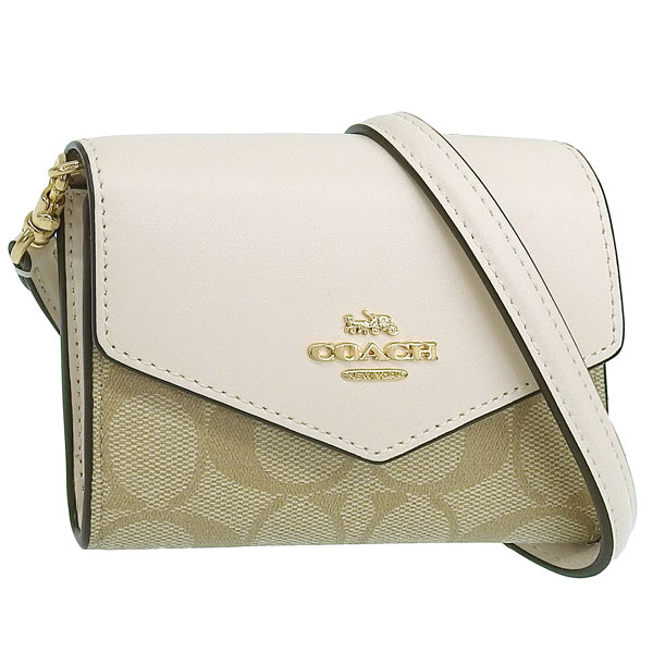 極美品】Coach コーチ チャーターショルダー バッグポーチブール