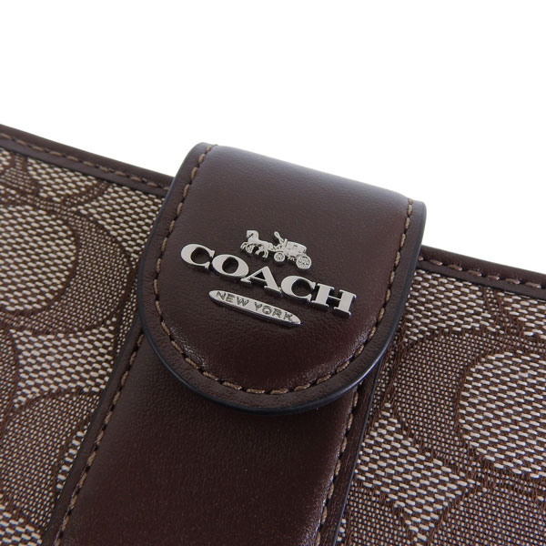 新品 コーチ COACH 2つ折り財布 ミディアム コーナー ジップ ウォレット ブラウン 茶色 コーチ COACH MEDIUM CORNER ZIP WALLET ミディアム コーナー ジップ