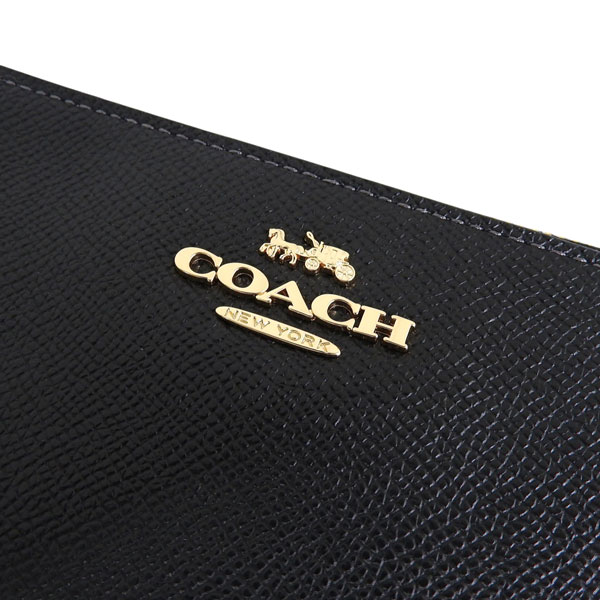 COACH（コーチ） ポーチ レディース アウトレット レザー ブラック