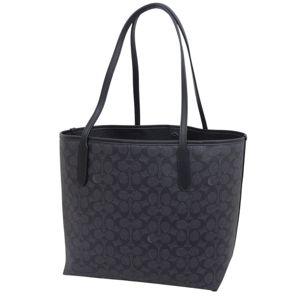 【定番】COACHシティ トート バッグ・シグネチャー キャンバス 公式】コーチアウトレット | シティ トート・シグネチャー