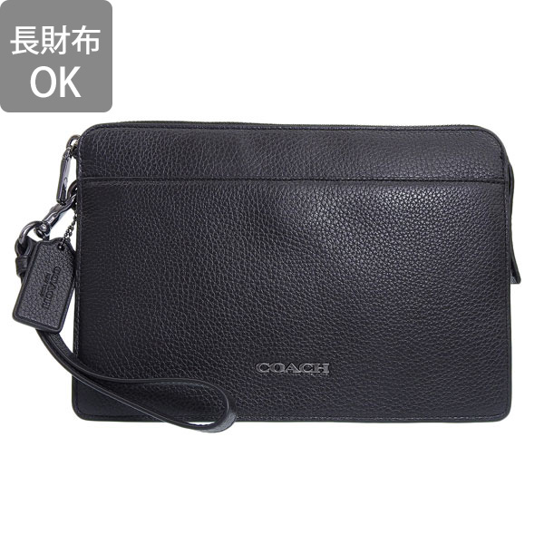 COACH（コーチ） ジップポーチ メンズ クラッチバッグ リストレット