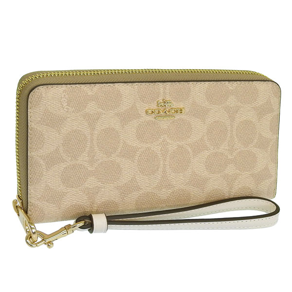 COACH（コーチ） 財布 レディース 長財布 アウトレット サンドチョーク