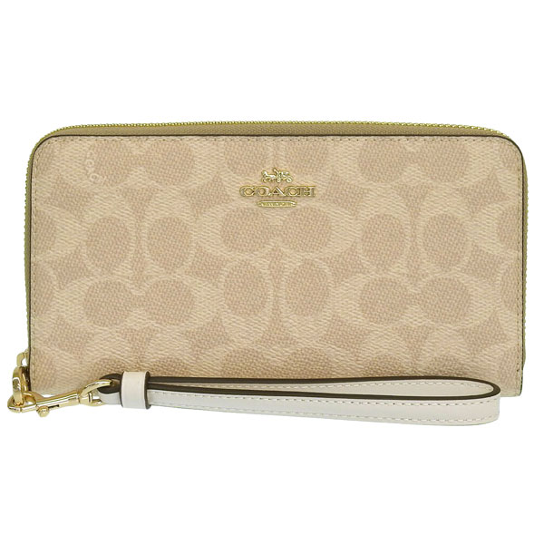 COACH（コーチ） 財布 レディース 長財布 アウトレット サンドチョーク