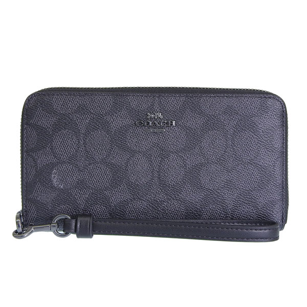 COACH（コーチ） 財布 レディース 長財布 アウトレット ウォルナット