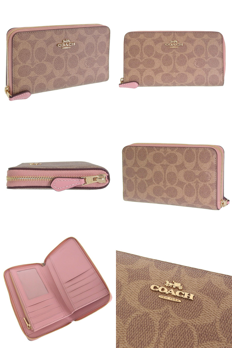 COACH コーチ 長財布 COACH（コーチ） 国内発送 財布 レディース 長財布 シグネチャー