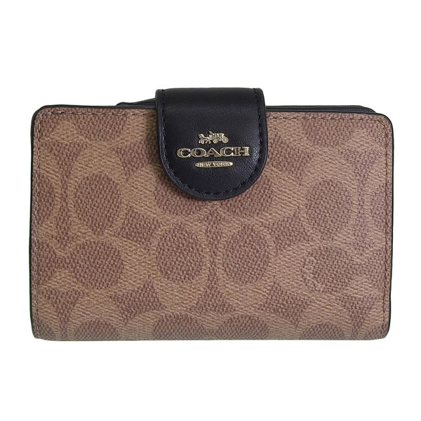 COACH（コーチ） 財布 レディース 2つ折り 折財布 コンパクト