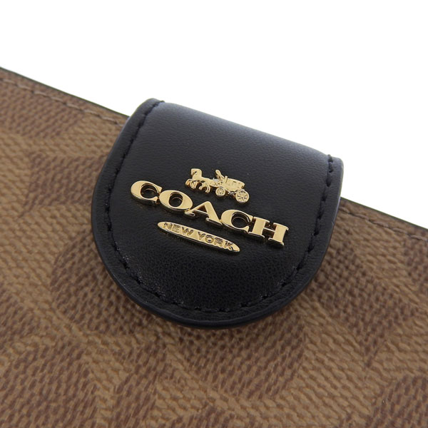 COACH（コーチ） 財布 レディース 2つ折り 折財布 コンパクト