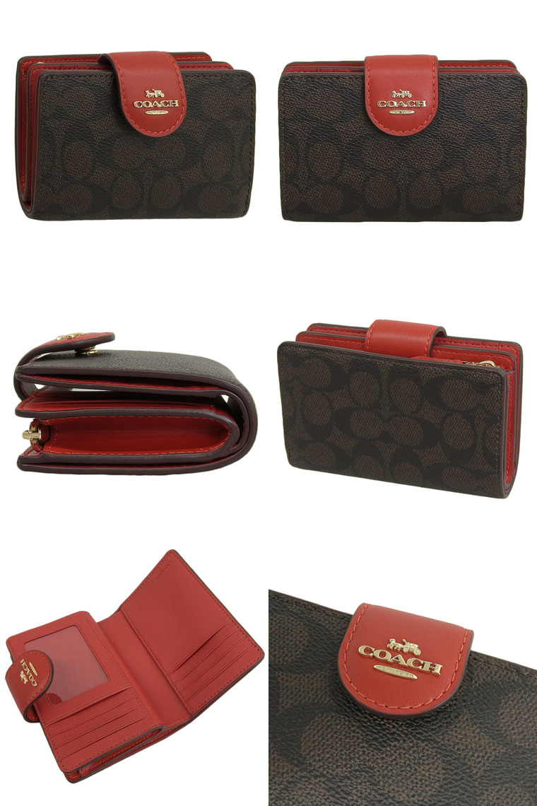 特価セール コーチ 財布 レディース 二つ折り アウトレット 折財布 シグネチャー COACH C0082 CW786 新品 | COACH | 11