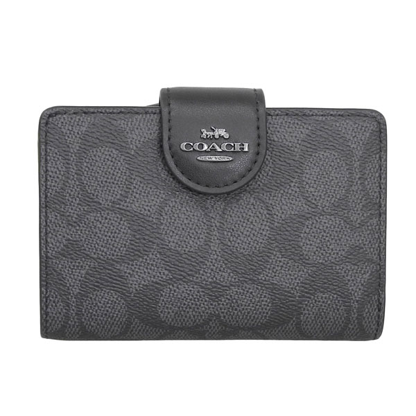 COACH（コーチ） 財布 レディース 2つ折り 折財布 コンパクト