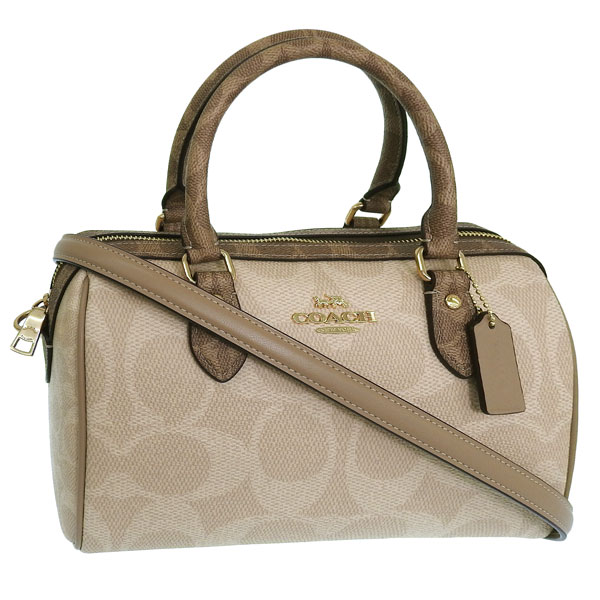 新品COACH ベージュ 2way ローワンサッチェルバッグ COACH コーチ バッグ レディース ショルダーバッグ アウトレット