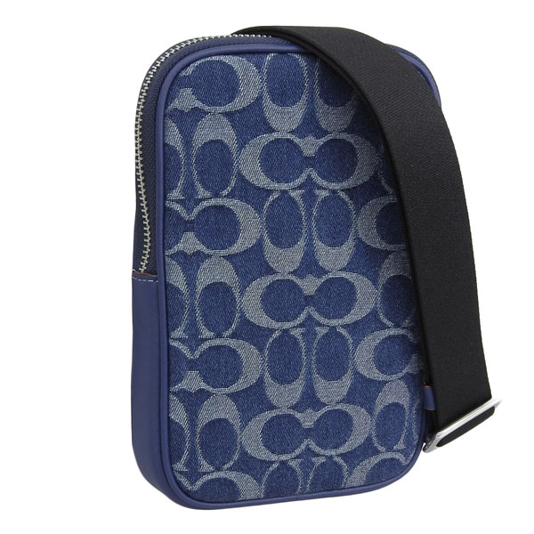 COACH コーチ スマホショルダーバッグ 青シグネチャー キャンバス COACH（コーチ） バッグ レディース ショルダーバッグ スマホ