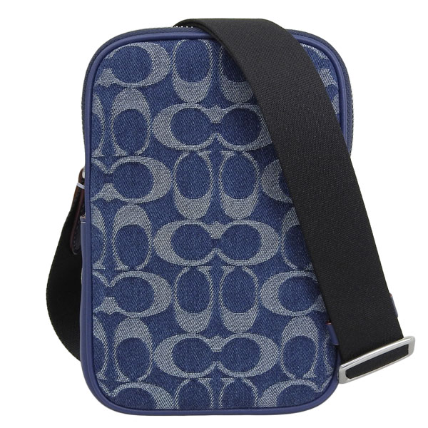 COACH コーチ スマホショルダーバッグ 青シグネチャー キャンバス COACH（コーチ） バッグ レディース ショルダーバッグ スマホ