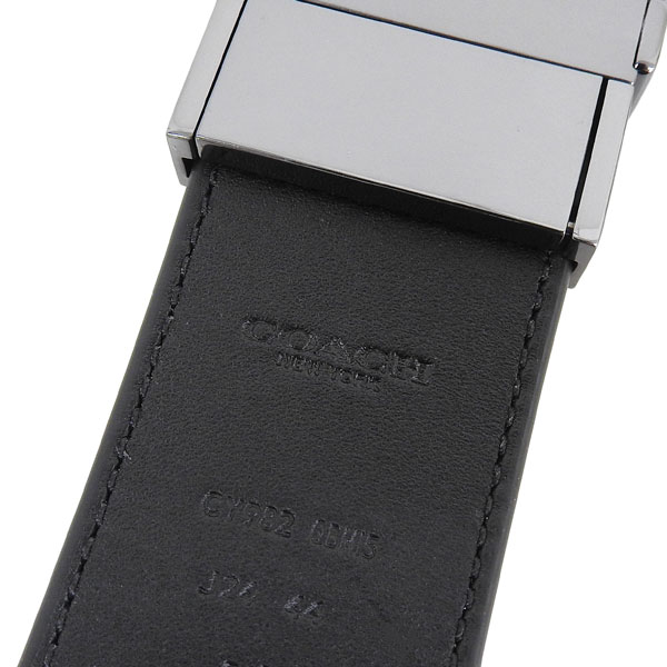 COACH（コーチ） ベルト メンズ リバーシブル アウトレット チャコール