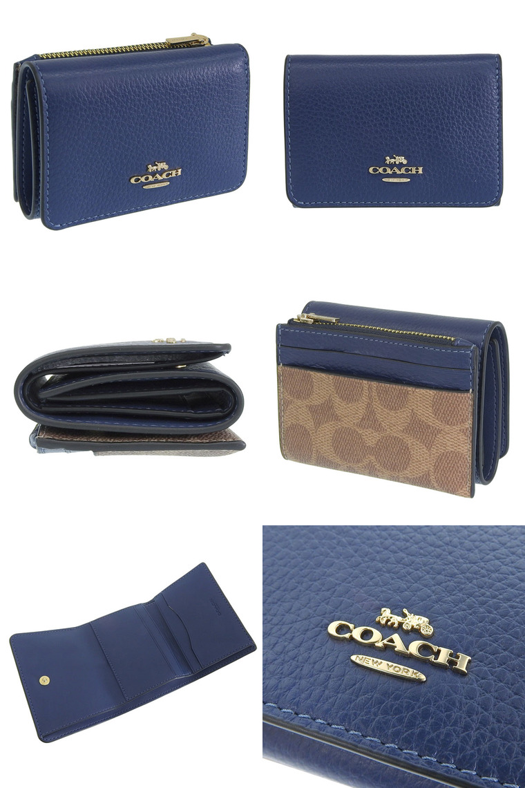 COACH（コーチ） 財布 レディース 3つ折り 折財布 ミニ財布 コンパクト