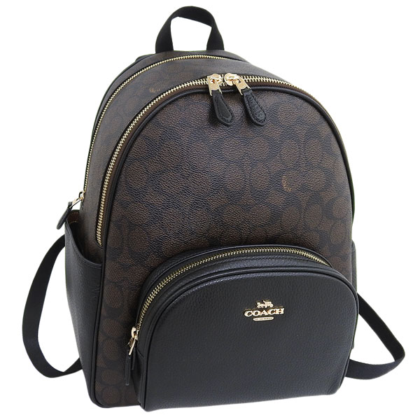 コーチ COACH リュックサック C2002 ベージュ系 レザー レディース Brandol / COACH コーチ リュック ラグジュアリー シグネチャー