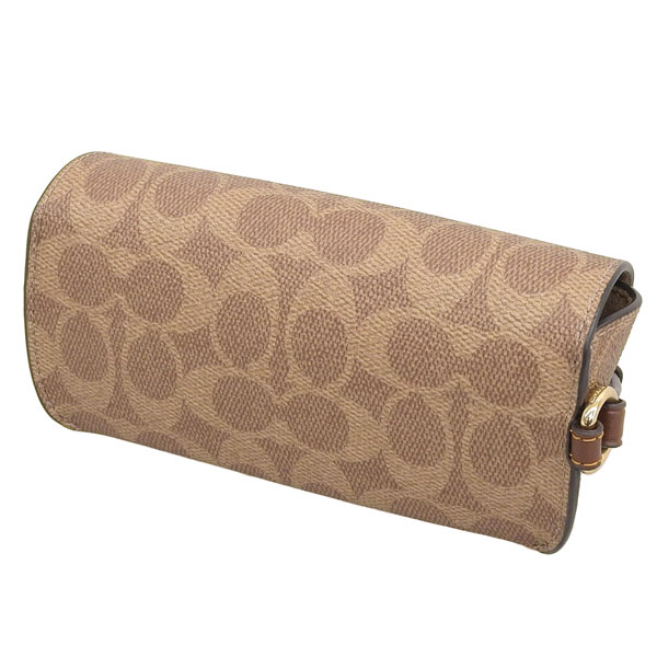 COACH コーチ サングラスケース メンズ レディース 革 ブラウン