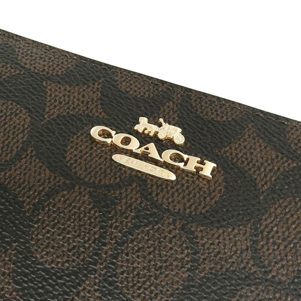 COACH（コーチ） ポーチ レディース アウトレット ブラウン ラージ