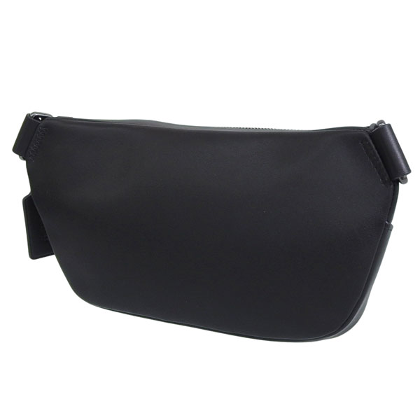 A4可 美品 コーチ PVC ショルダーバッグ シグネチャー ファスナー 黒 COACH（コーチ） バッグ メンズ ショルダーバッグ ボディバッグ