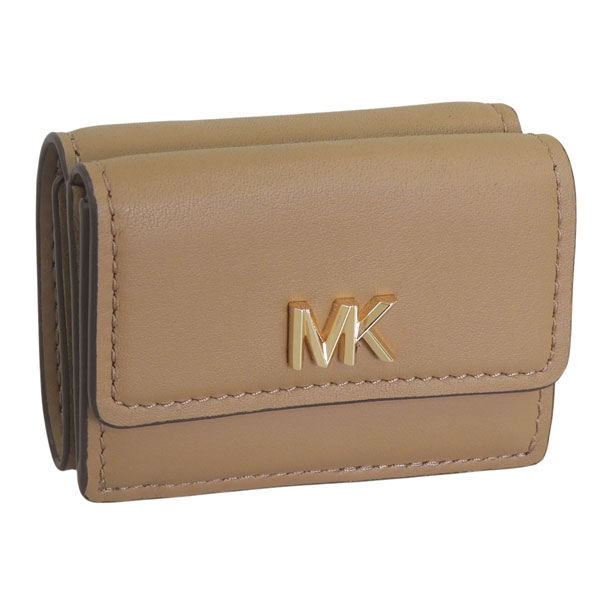 付属品付き新品★MICHAEL KORS 定価33,000円 三つ折り財布 安心国内 即発 MICHAEL KORS 三つ折り財布 ミニ財布 BLACK (Michael