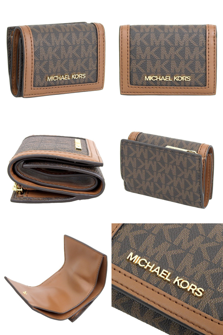 マイケルコース 財布 レディース 三つ折り財布 アウトレット ミニ財布 レザー MICHAEL KORS 35F3GTVD0B/N/L｜riverall-men｜16