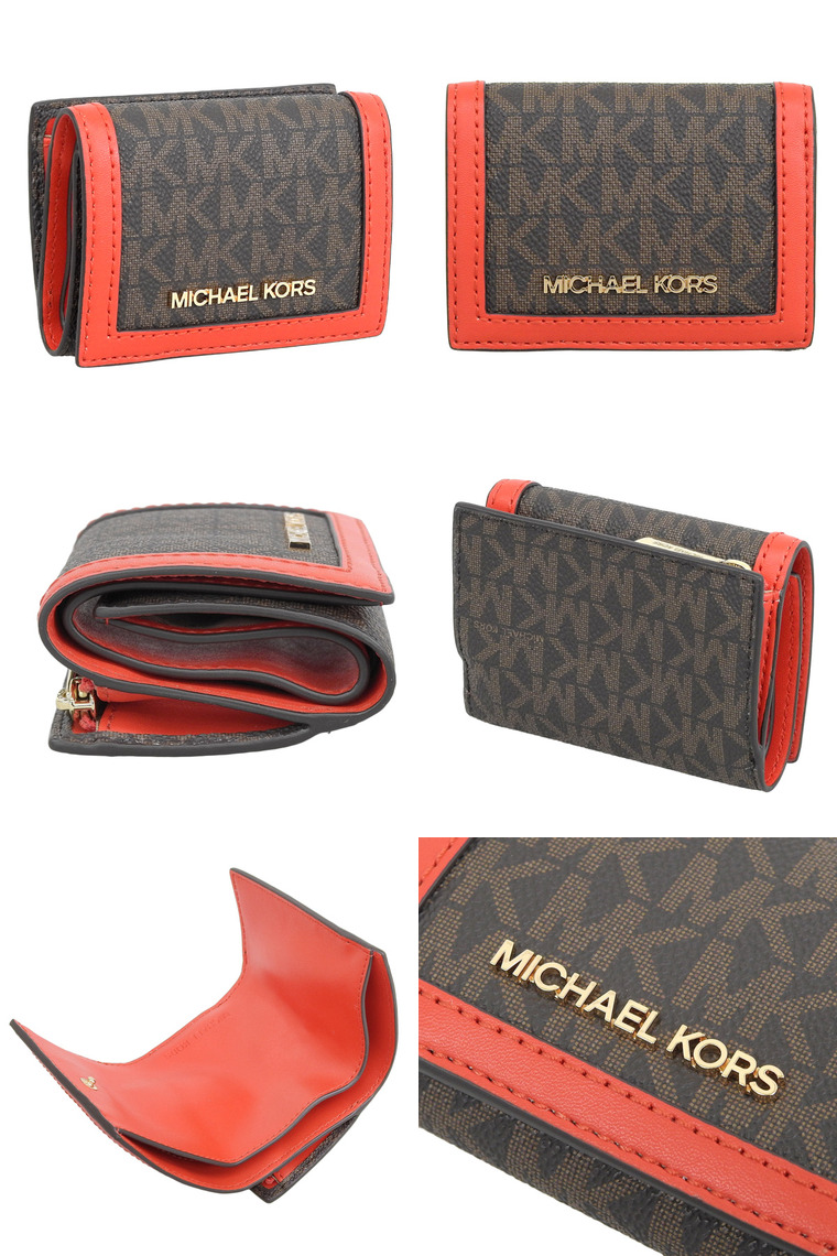 マイケルコース 財布 レディース 三つ折り財布 アウトレット ミニ財布 レザー MICHAEL KORS 35F3GTVD0B/N/L｜riverall-men｜17