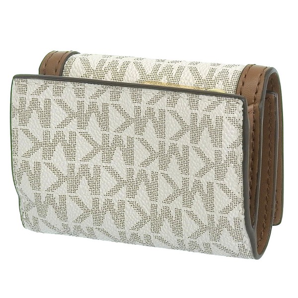マイケルコース　三つ折り財布　35F3GTVD0B VANILLA ホワイト MICHAEL KORS マイケルコース 財布 レディース 三つ折り財布