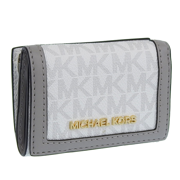 マイケルコース 財布 レディース 三つ折り財布 アウトレット レザー ホワイト×グレー D35F3GTVD0V-OPTWHT MICHAEL KORS  : d35f3gtvd0v-optwht : FASCINO(ファッシノ)Yahoo!店 - 通販 - Yahoo!ショッピング