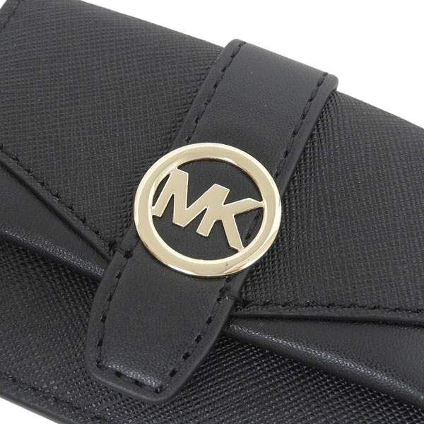 マイケルコース　三つ折り財布　ブラック マイケルコース MICHAEL KORS 三つ折り財布 （ブラック