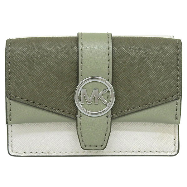 人気！ マイケルコース BLAKELY レザー 三つ折財布 ミニ財布 新品本物 MICHAEL KORS（マイケルコース） 特価 財布 レディース 2つ折り 3つ折