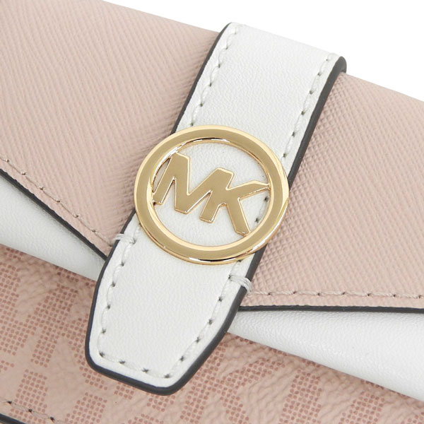 ICHAEL KORS 三つ折り財布 PVCコーティング MICHAEL KORS（マイケルコース） 財布 レディース 3つ折り 折財布 ミニ