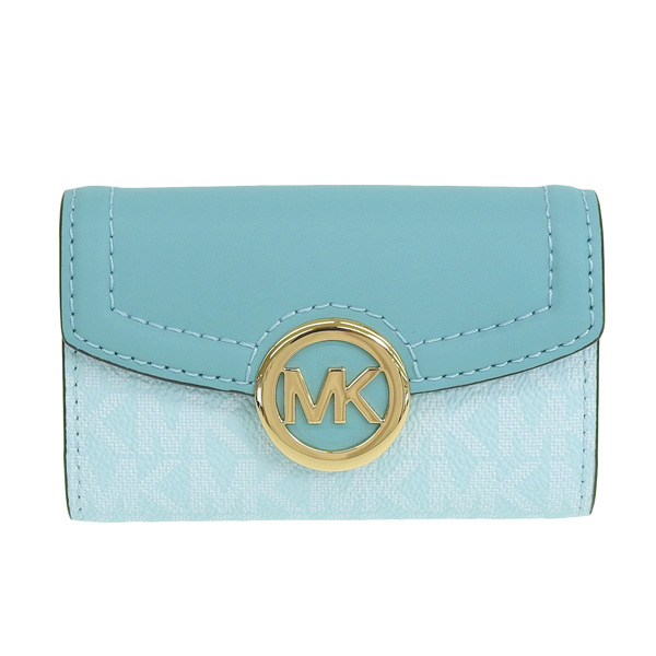 MICHAEL KORS（マイケルコース） キーケース 6連 鍵入れ ライトブルー