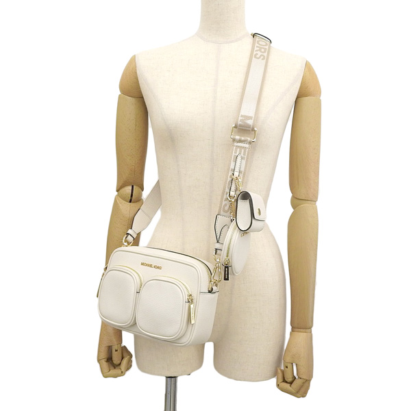 MICHAEL KORS(マイケルコース) ショルダーバッグ美品  クロスボディ ウィズ テック アタッチ 35S2GTTC6L ブラック レザー MICHAEL KORS（マイケルコース） ショルダーバッグ バッグ JET SET