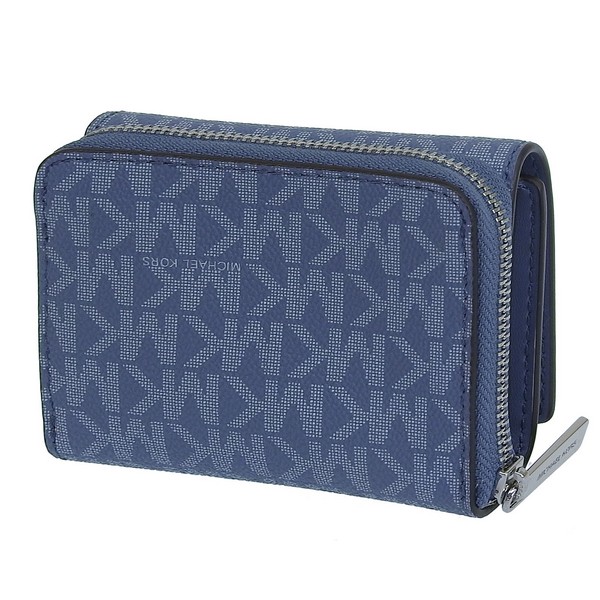 【新品】マイケルコース 35R5STVW3C DENIM (デニム) 財布 長財布 MICHAEL KORS JET SET TRAVEL デニム スマートフォンウォレット アウトレット レディース MICHAEL KORS（マイケルコース） 長財布 レザー ジップ アラウンド