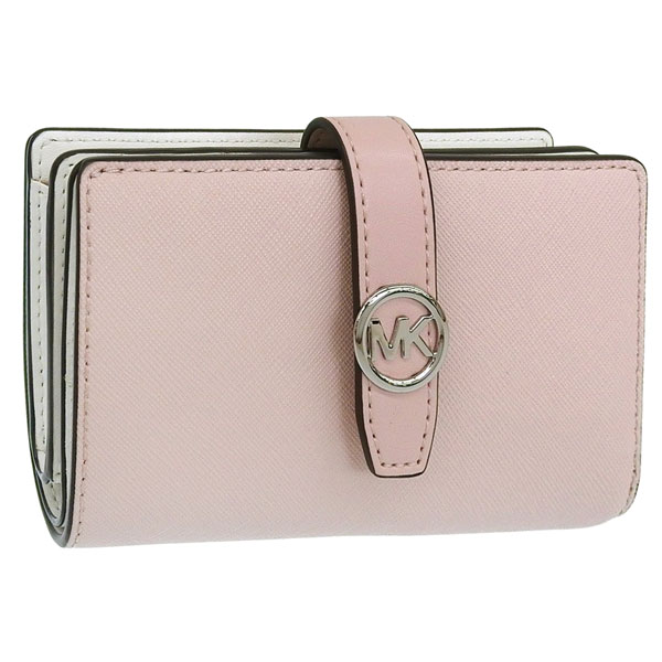 【新品】MICHAEL KORS 二つ折り折り財布 ライトピンク 最新モデル 【新品】MICHAEL KORS 二つ折り折り財布 ピンク マイケル