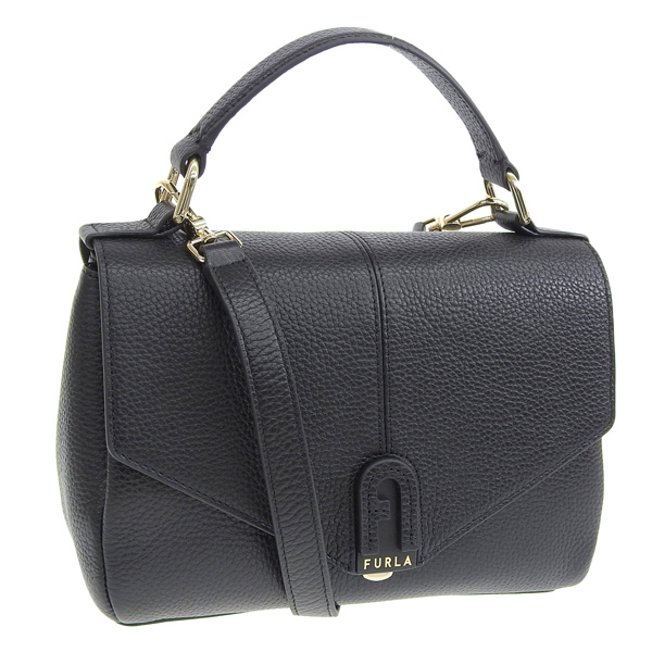 レア★【新品未使用】FURLA フルラ DAFNEブラック 黒 名刺入れ レザー dafne-nero.jpg